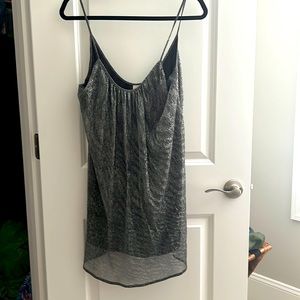 Woman’s paper crane small dress can also be worn as a shirt with leggings